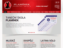 Tablet Screenshot of plaminek.cz